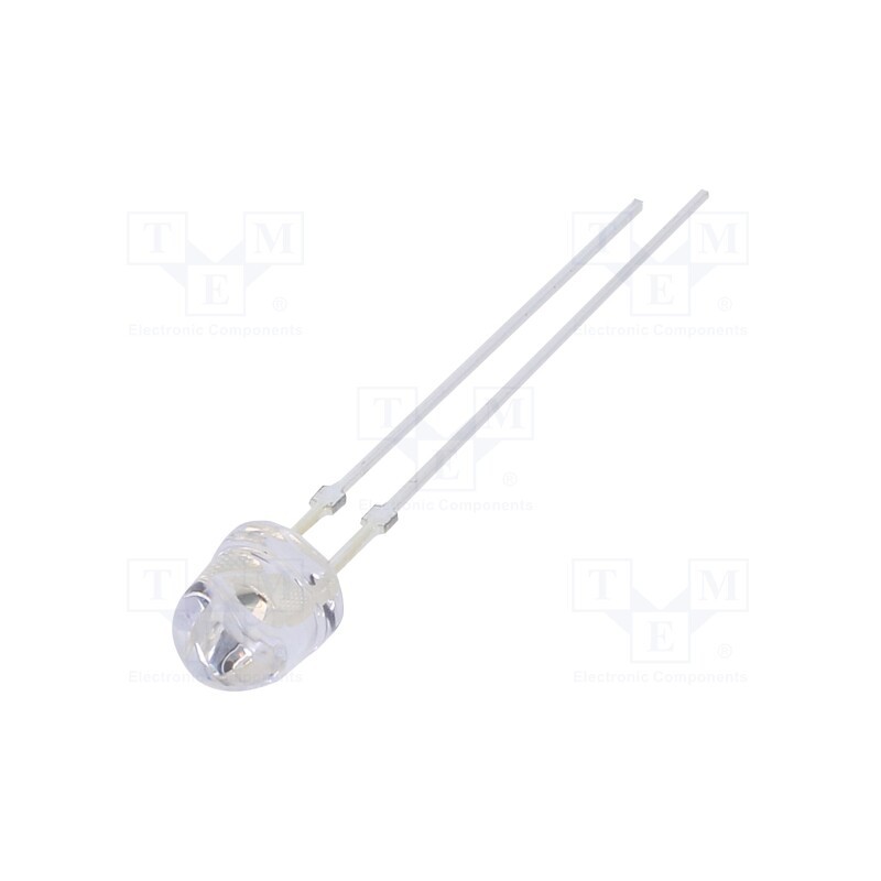 1 pcs x OPTOSUPPLY - OSO5PA5W61C - LED, 4.9mm, orange, 3000÷4200mcd, 60°, Front: flat, 2.1÷2.4V, 72mW