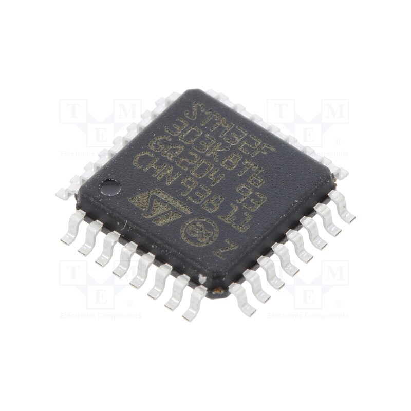 1 pcs x STMicroelectronics - STM32F303K8T6 - IC: ARM microcontroller, 72MHz, LQFP32, 2÷3.6VDC, -40÷85°C
