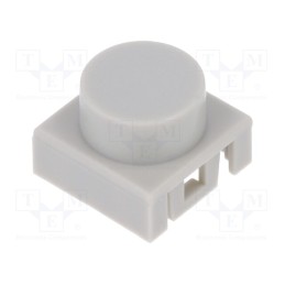 5 pcs x C&K - Y330080200P - Button, grey, Ø8mm, KSA,KSL