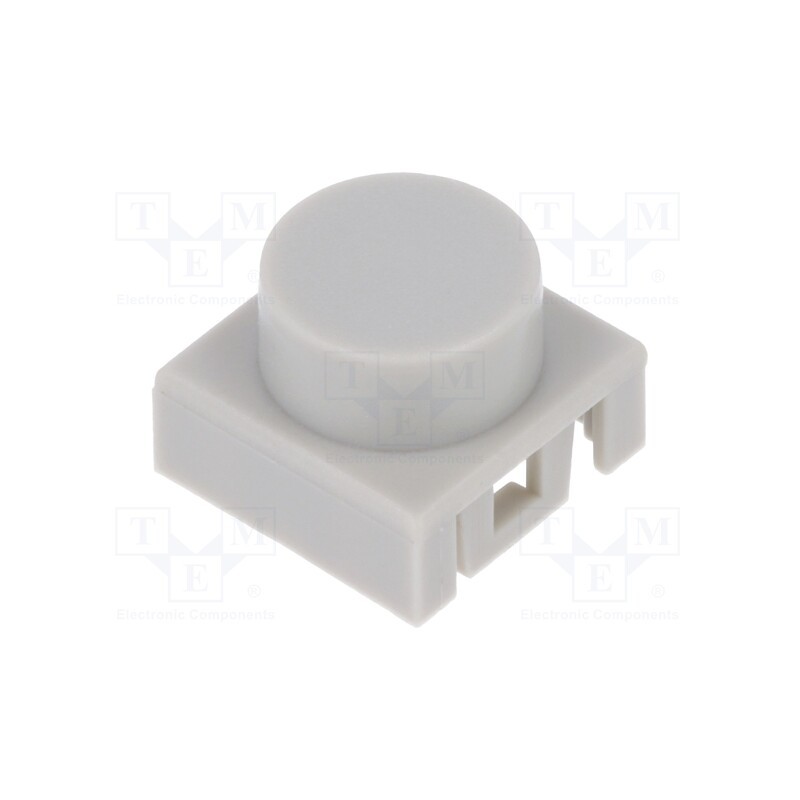 5 pcs x C&K - Y330080200P - Button, grey, Ø8mm, KSA,KSL