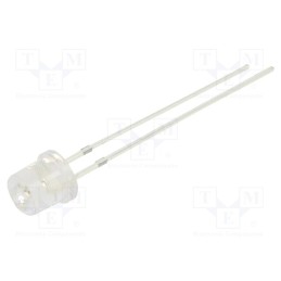 1 pcs x OPTOSUPPLY - OSO5PA57E1A - LED, 5mm, orange, 1120÷1560mcd, 140°, Front: flat, 1.8÷2.6V