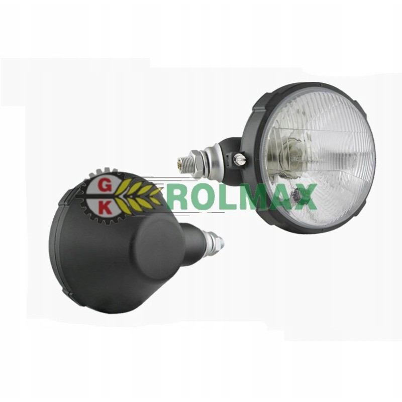 R2 type headlamp in a plastic housing