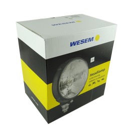 R2 type headlamp in a plastic housing