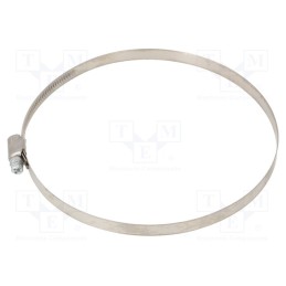 1 pcs x PNEUMAT-158/130-150/W2 - Cable tie, Ø: 130÷150mm, W: 9mm, Material: chrome steel AISI 430