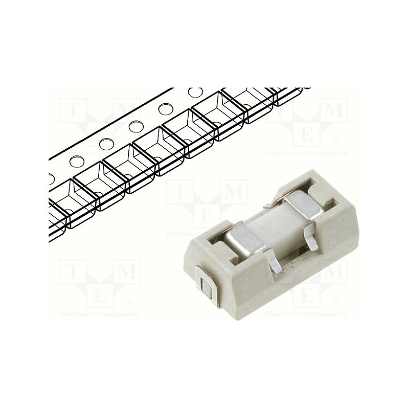 1 pcs x LITTELFUSE - 0154002.DR - Fuse: fuse, ultra rapid, 2A, 125VAC, 125VDC, SMD, ceramic, 2410