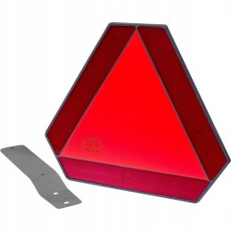 Slow-speed warning triangle, bracket board
