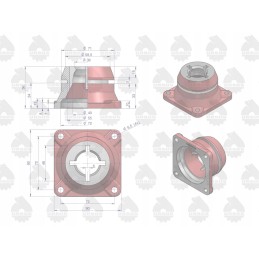 Gear lever bearing C 330 original Ursus