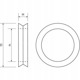 Skmf34 sealing ring for 3cfpv21 22fu