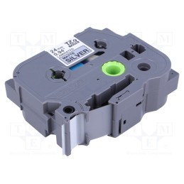 1 pcs x BROTHER - TZE-M951 - Tape, 24mm, 8m, silver, Character colour: black, laminated,glued