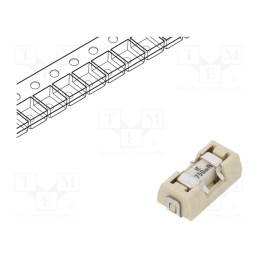 1 pcs x LITTELFUSE - 0154.750DR - Fuse: fuse, quick blow, 750mA, 125VAC, 125V, 125VDC, SMD, 154
