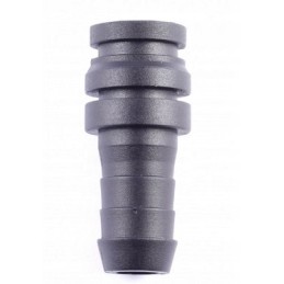 Steering valve body connector, diameter 25, straight plug