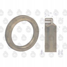 Front shaft seal mf3 or ursus