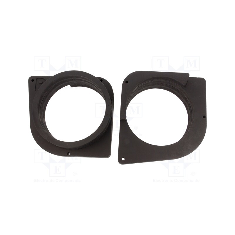 1 set x BASSER - DMPEUG03 - Spacer ring, MDF, 165mm, Peugeot, impregnated, 2pcs.