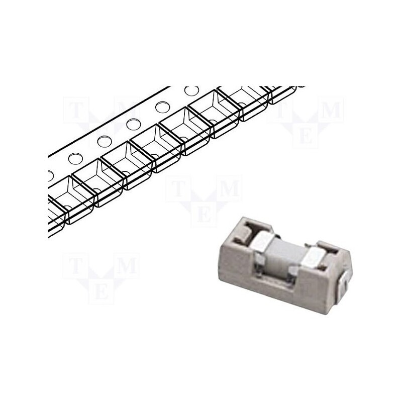1 pcs x LITTELFUSE - 0154.500DR - Fuse: fuse, ultra rapid, 500mA, 125VAC, 125VDC, SMD, ceramic, 2410