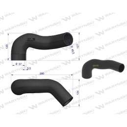 Radiator hose 3382985m1 massey ferguson warynski