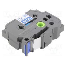 1 pcs x BROTHER - TZE-555 - Tape, 24mm, 8m, blue, Character colour: white, laminated,glued