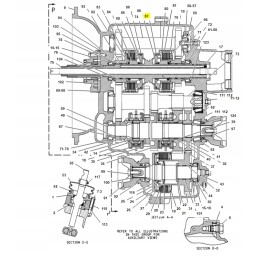 Cat backhoe loader gearbox shaft seal