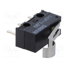 1 pcs x OMRON OCB - D2F-L30 - Microswitch SNAP ACTION, 2A/30VDC, SPDT, Rcont max: 50mΩ, Pos: 2
