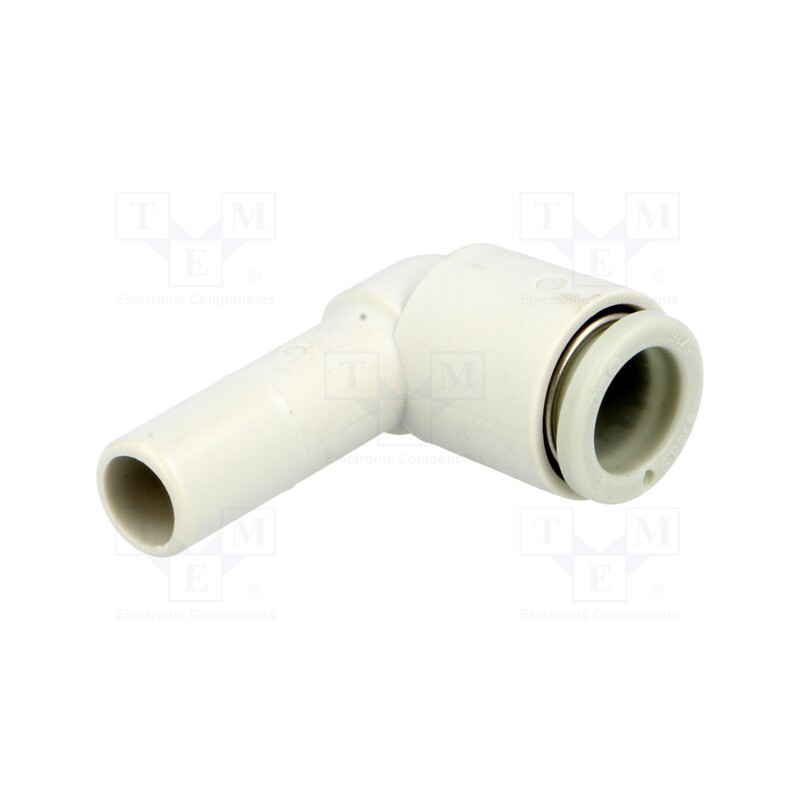 1 pcs x SMC-KQ2L08-99A - Push-in fitting, angled 90°, -1÷10bar, polypropylene, 39.1mm
