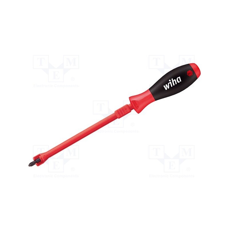 1 pcs x WIHA - 32406 - Screwdriver, Phillips, PH0, SoftFinish®, Blade length: 100mm