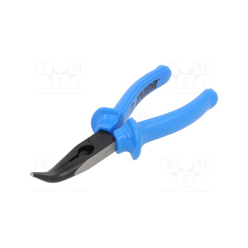 1 pcs x UNIOR - 608720 - Pliers, curved,half-rounded nose, 170mm, 512/4G
