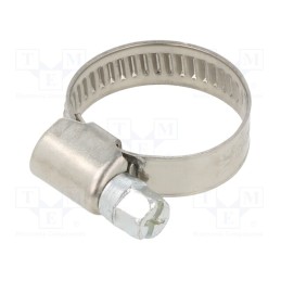 5 pcs x PNEUMAT-158/16-25/W2 - Cable tie, Ø: 16÷25mm, W: 9mm, Material: chrome steel AISI 430