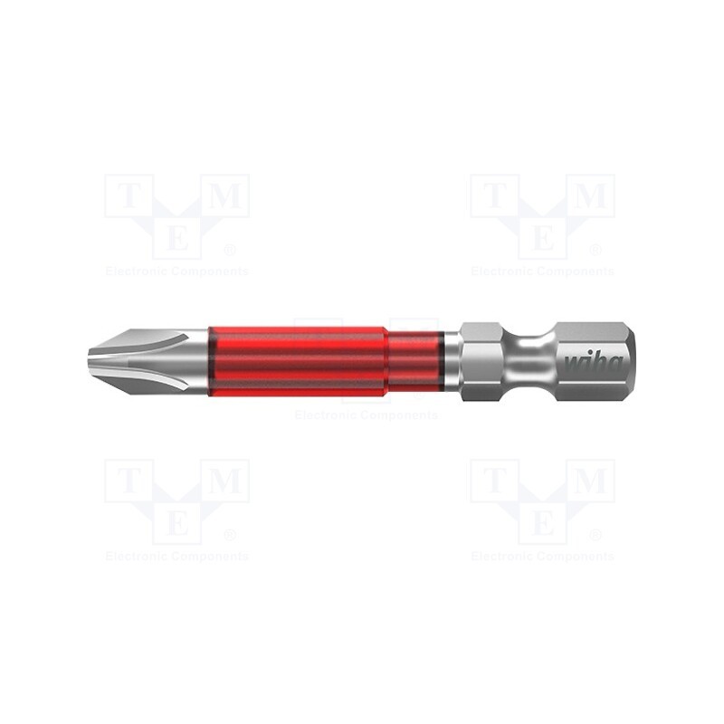 1 set x WIHA - 42097 - Screwdriver bit, Phillips, PH1, Overall len: 49mm, 5pcs, TY