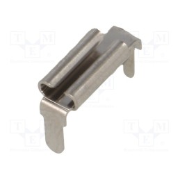 2 pcs x KEYSTONE - 3549 - Terminal: flat, 2.8mm, 0.8mm, female, THT, brass, tinned, angled 90°