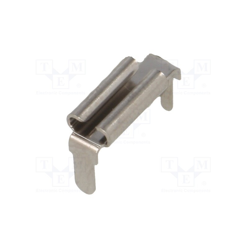 2 pcs x KEYSTONE - 3549 - Terminal: flat, 2.8mm, 0.8mm, female, THT, brass, tinned, angled 90°