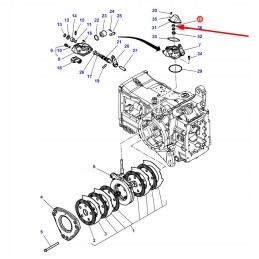 4312156m1 special nut for brake cylinder