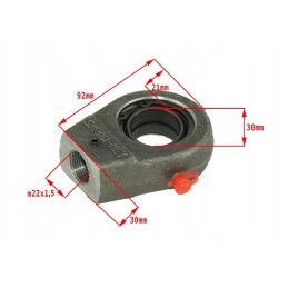 Actuator eye kt2 50 bearing ge 30 30mm m22x1 5