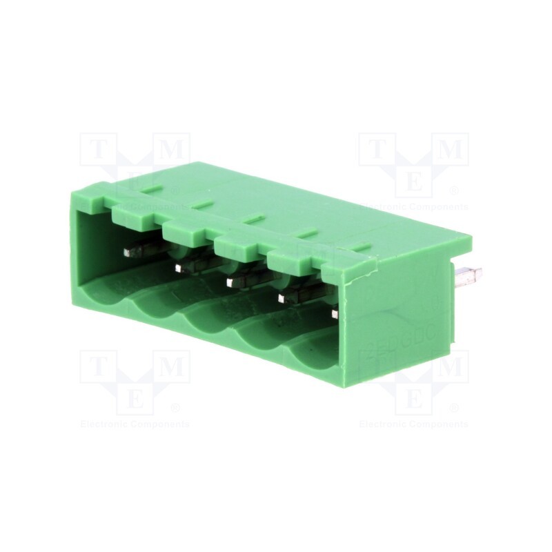 2 pcs x DEGSON ELECTRONICS - 2EDGVC-5.0-05P-14 - Pluggable terminal block, 5mm, ways: 5, straight, socket, male
