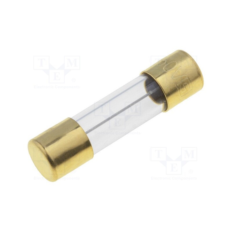 1 pcs x SCHURTER - 0034.5617.11 - Fuse: fuse, time-lag, 1A, 250VAC, SMD, cylindrical,glass, 5x20mm