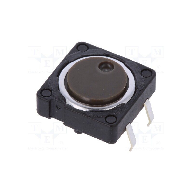 1 pcs x ALPS - SKHCBHA010 - Microswitch TACT, SPST, Pos: 2, 0.05A/12VDC, THT, 2.6N, 12x12x3.5mm