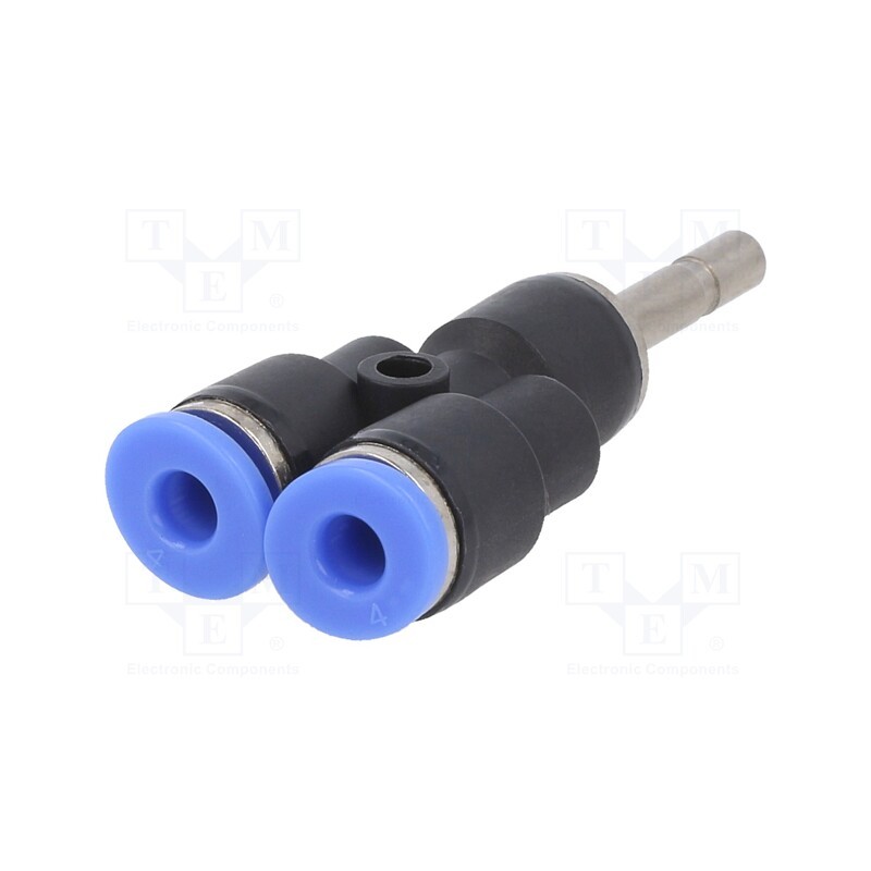 1 pcs x PNEUMAT-142.004-K - Plug-in connector, Y-Yap spliYYer, -0.95÷15bar, BLUELINE, 0÷60°C