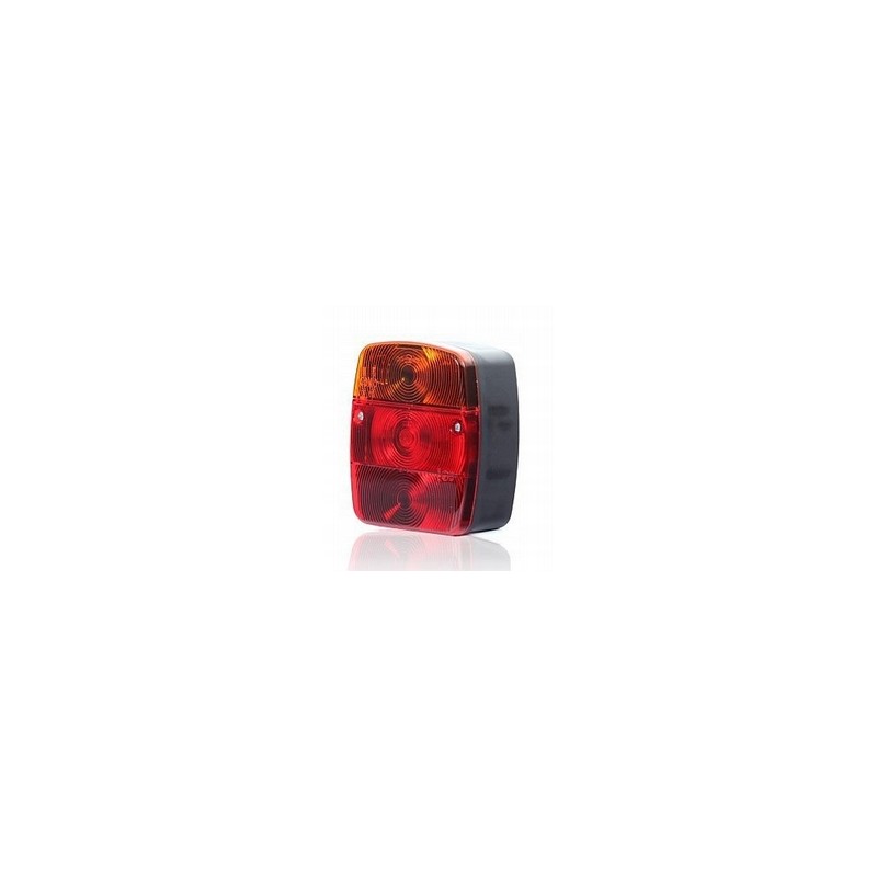 Rear lamp group, 3 segments, 12v, combined rear lamp