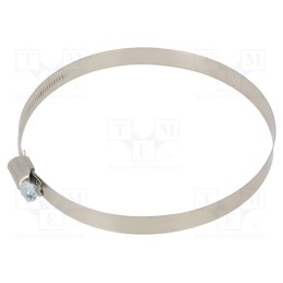 1 pcs x PNEUMAT-1580/110-130/W2 - Cable tie, Ø: 110÷130mm, W: 12mm, Material: chrome steel AISI 430