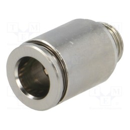 1 pcs x FESTO-578376 - Push-in fitting, straight, -0.95÷20bar, nickel plated brass
