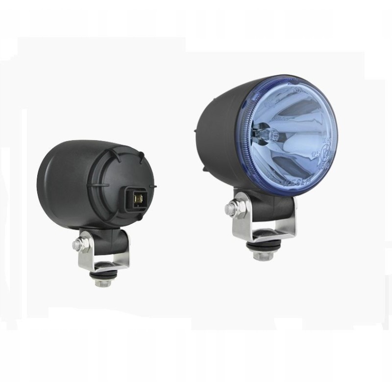 Halogen road headlight with amp faston connector