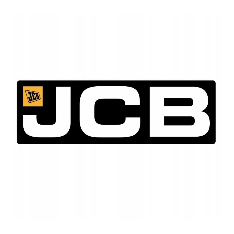 Sticker JCB logo loader excavator machine 75 cm