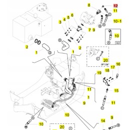 Yanmar angle elbow sv15 sv22 vio20 3 vio57u