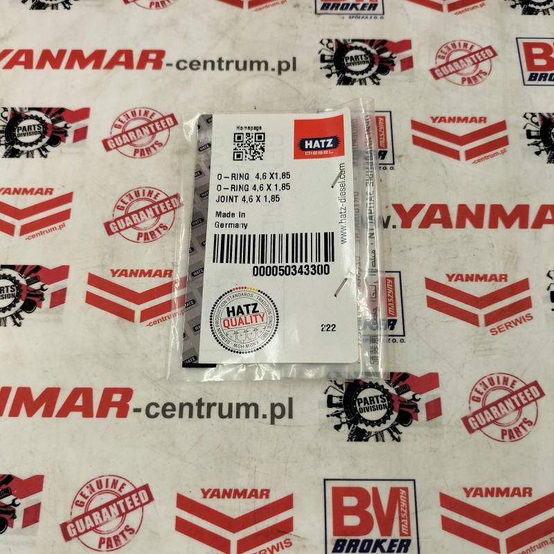 Hatz o ring 4 6 x 1 85 x 1 85 50343300