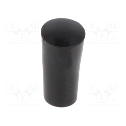 1 pcs x KNITTER-SWITCH - C 3105 - Cap, push-in, Mat: PVC, Body: black, Illumin: none, ATE