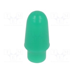 1 pcs x KNITTER-SWITCH - C 1106 - Cap, push-in, Mat: PVC, Body: green, Illumin: none, MTA