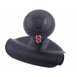Black steering knob with Ursus rubber inserts