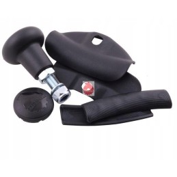 Black steering knob with Ursus rubber inserts