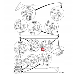 Slides slide extension jcb telescopic 160 01789