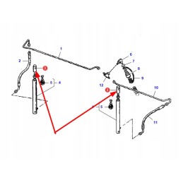 La321047650 header cylinder pin