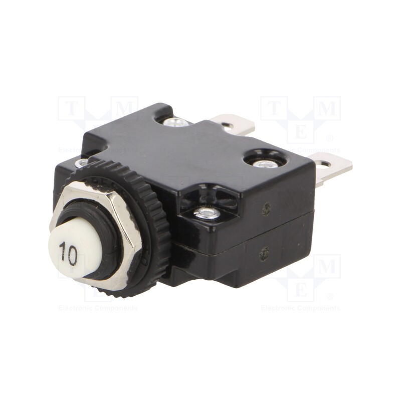 1 pcs x OPTIFUSE - CBW57-PS-10A-5X - Fuse: thermal, 10A, Imax: 1kA, 125V,250V, 32VDC,50VDC