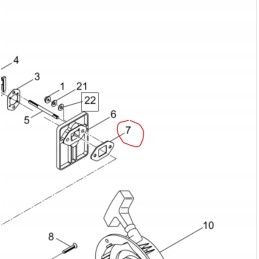 Intake manifold gasket wm80 5000083445 0083445